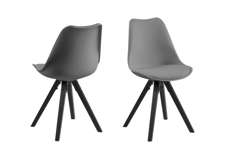 Dima Dining Chair - Grey (pack of 2)