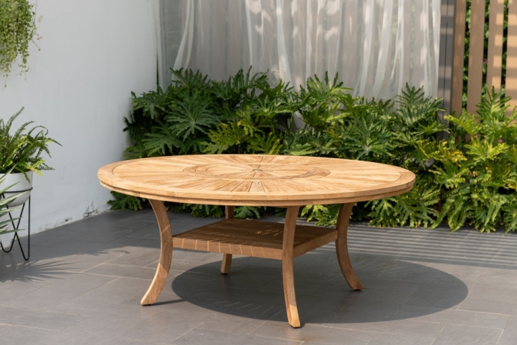 Table ronde Komodo bois de Teck